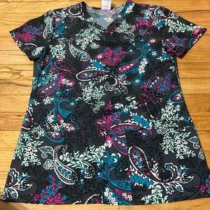 Dickies Print Scrub Top